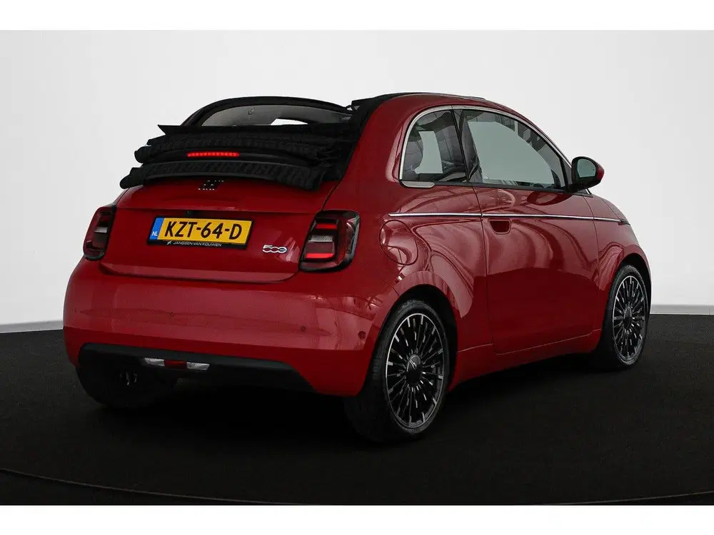 Fiat 500C La Prima 42 kWh Cabrio Leder Stoelverwarmi uit 2024, foto 3