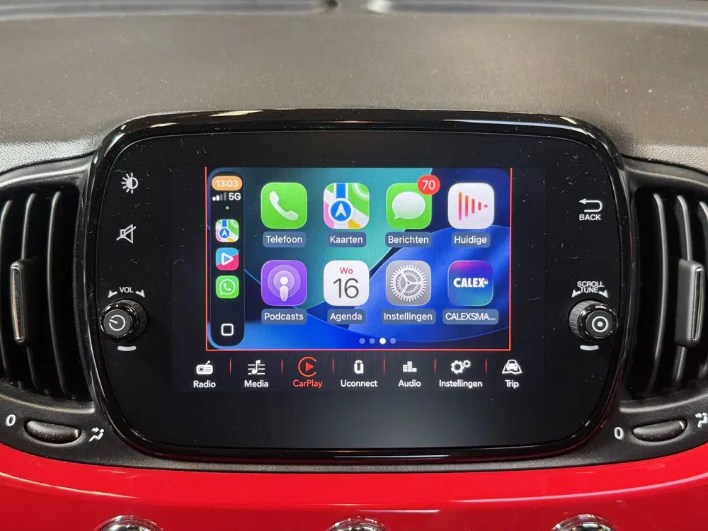 Fiat 500 1.2 Star Automaat Climate Control Carplay uit 2020, foto 11