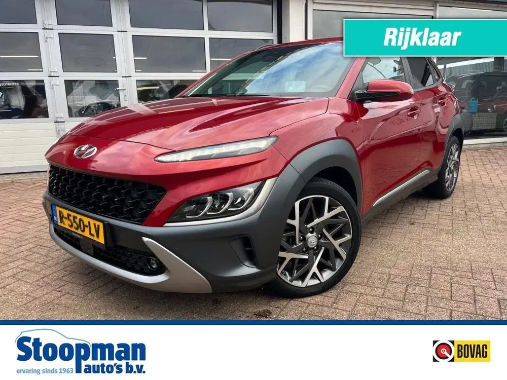 Hyundai KONA 1.6 GDI HEV Premium CarPlay Ad.cruise NL-a uit 2022