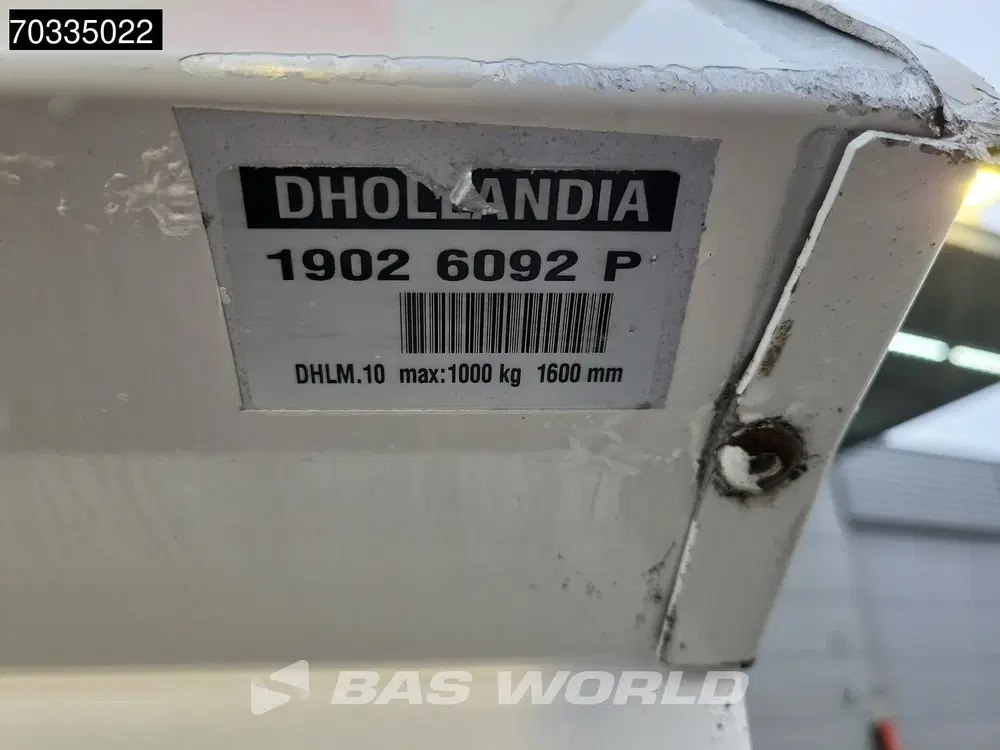 Iveco Daily 3.0L 1000KG Laadklep Automaat Dubbellucht uit 2019, foto 13