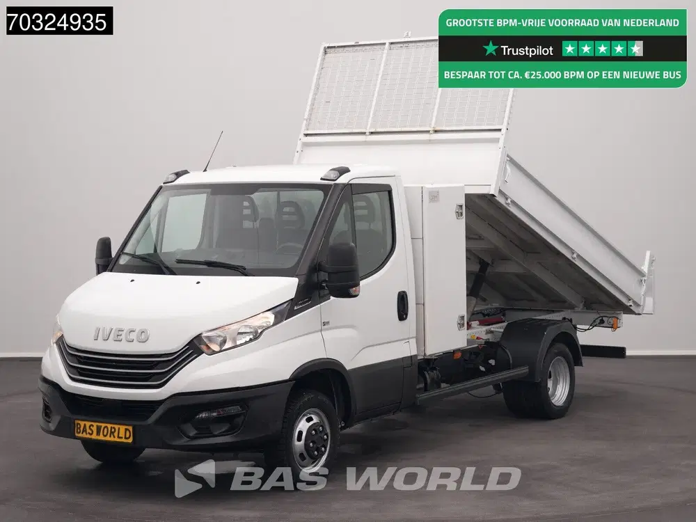 Iveco Daily Automaat Kipper met Kist Dubbellucht Kippe uit 2022