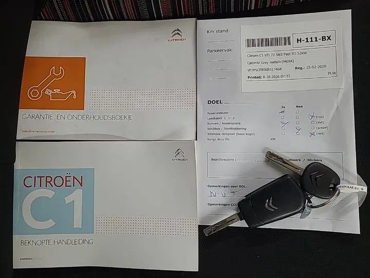 Citroën C1 1.0 VTi Feel AIRCO uit 2020, foto 14