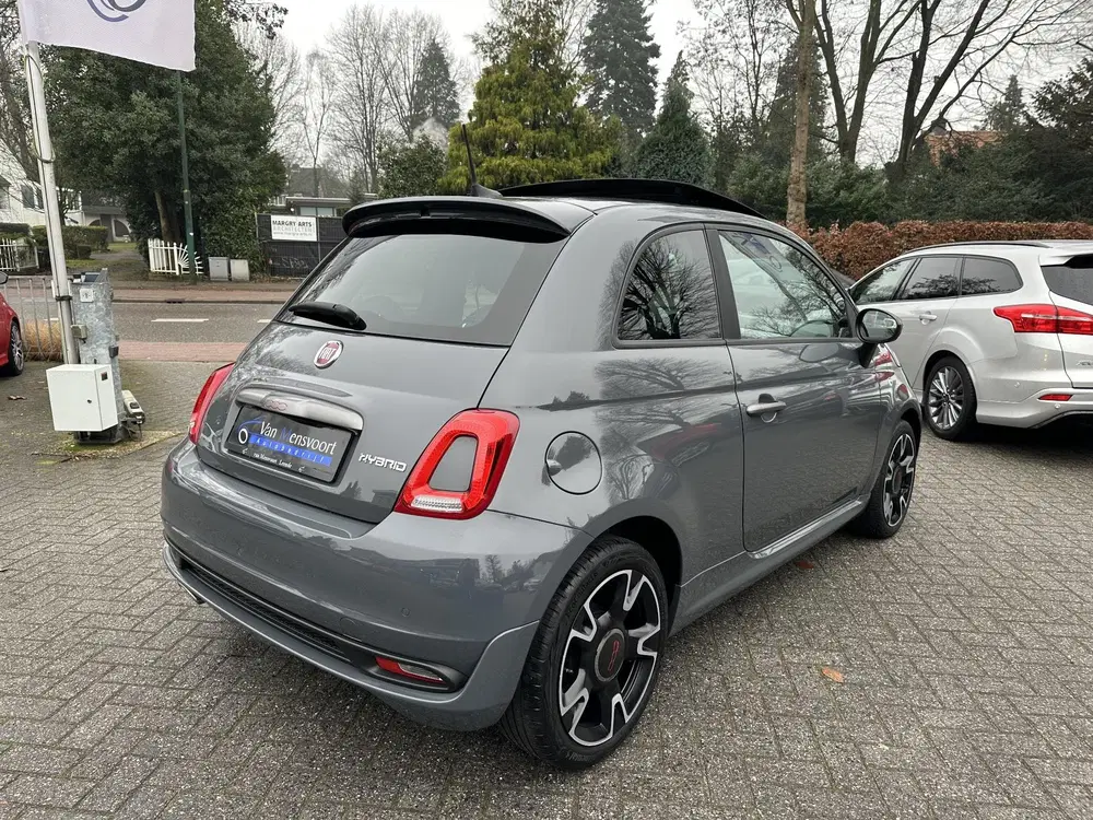 Fiat 500 1.0 Hybrid Sport VOLL uit 2021, foto 4