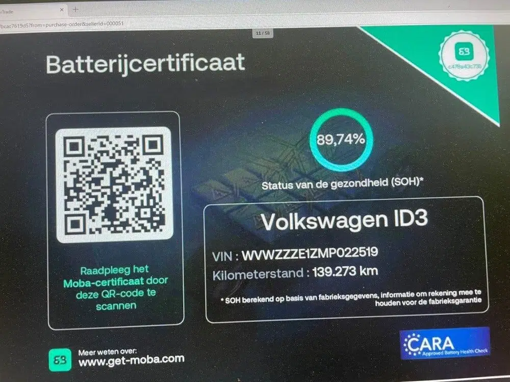 Volkswagen ID.3 Business 58 kWh uit 2020, foto 3