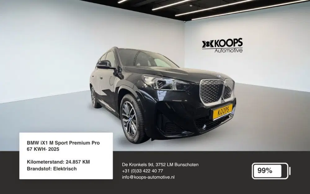 BMW iX1 M Sport Premium Pro uit 2025