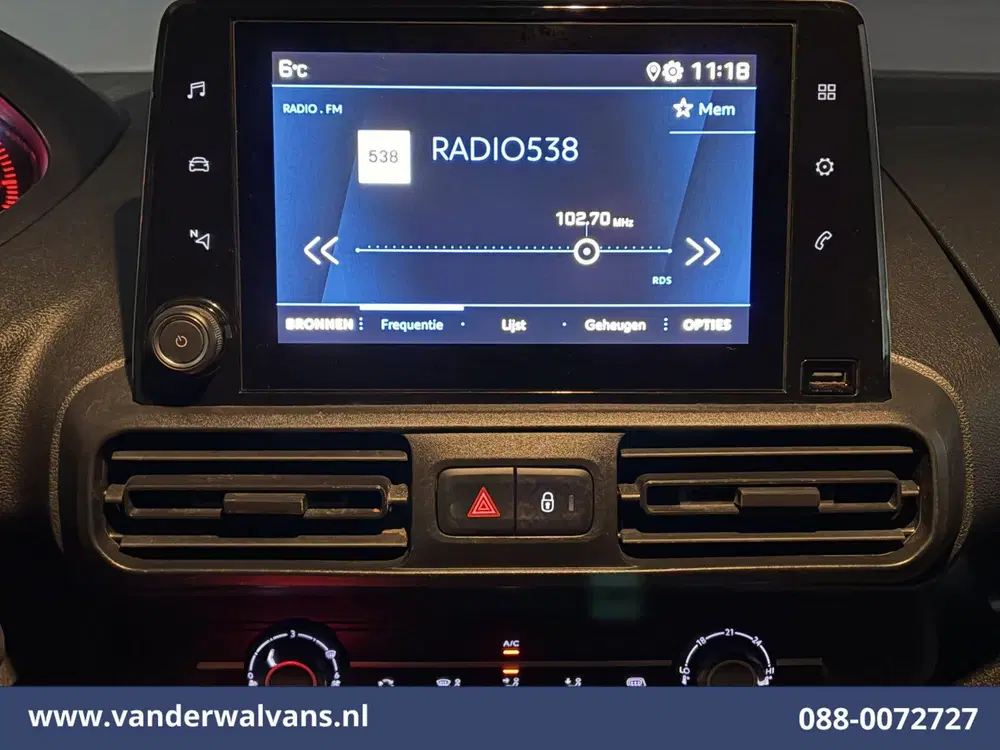 Peugeot Partner 1.5 BlueHDI 102pk L2H1 Euro6 Airco uit 2020, foto 14