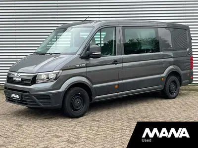 MAN TGE 3.180 L3H2 DC • Indium Grey • trekhaak • n uit 2022