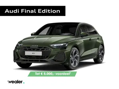 Audi A3 S edition 40 TFSI e 150 kW uit 2026