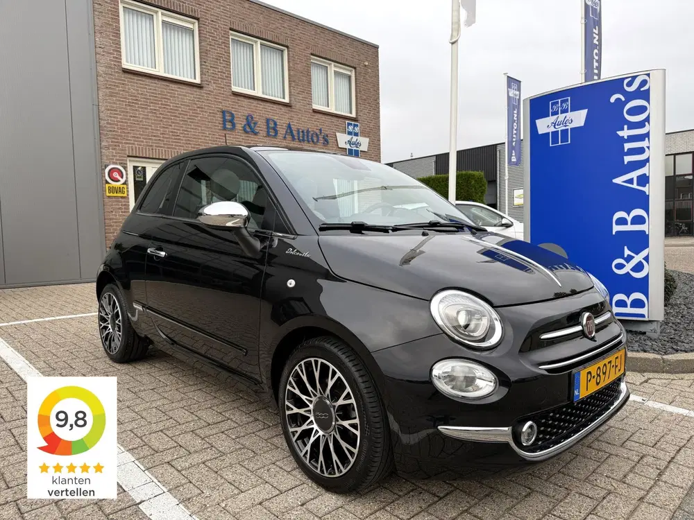 Fiat 500 1.0 Hybrid Dolcevita l PANO-DAK l LEDER l uit 2022