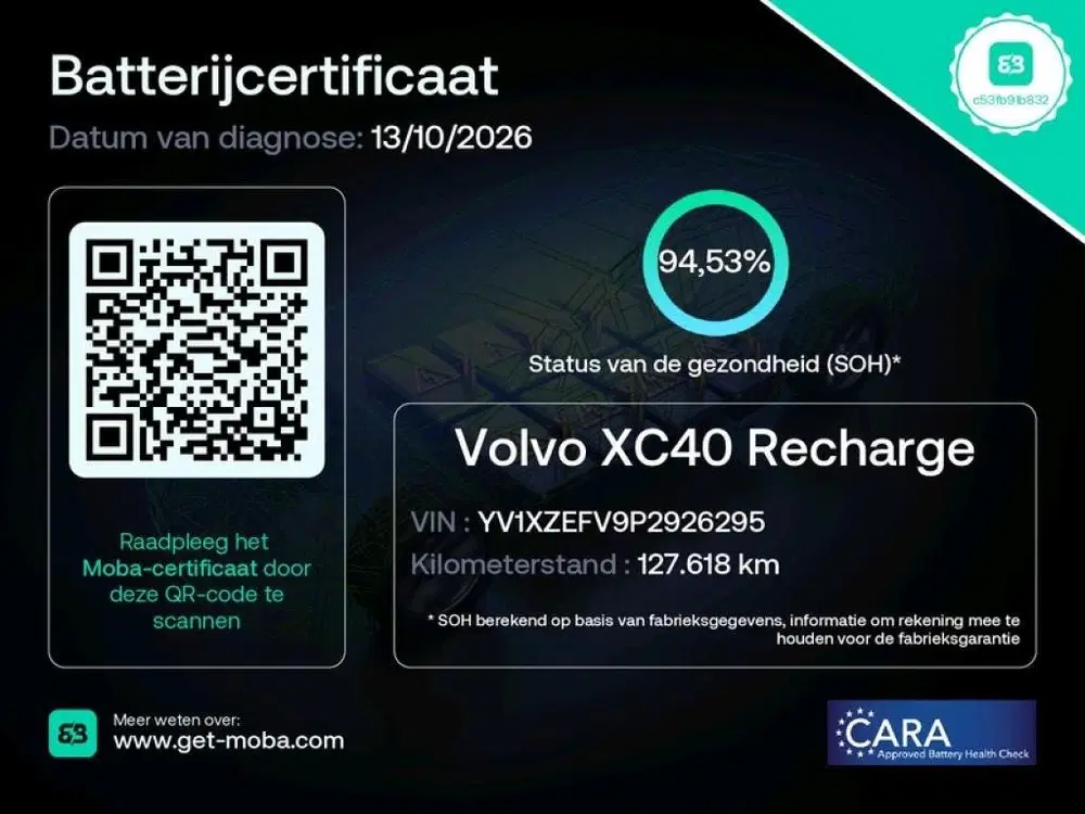 Volvo XC40 Recharge Ultimate 70 kWh Soh 94.5% Pano.da uit 2022, foto 8