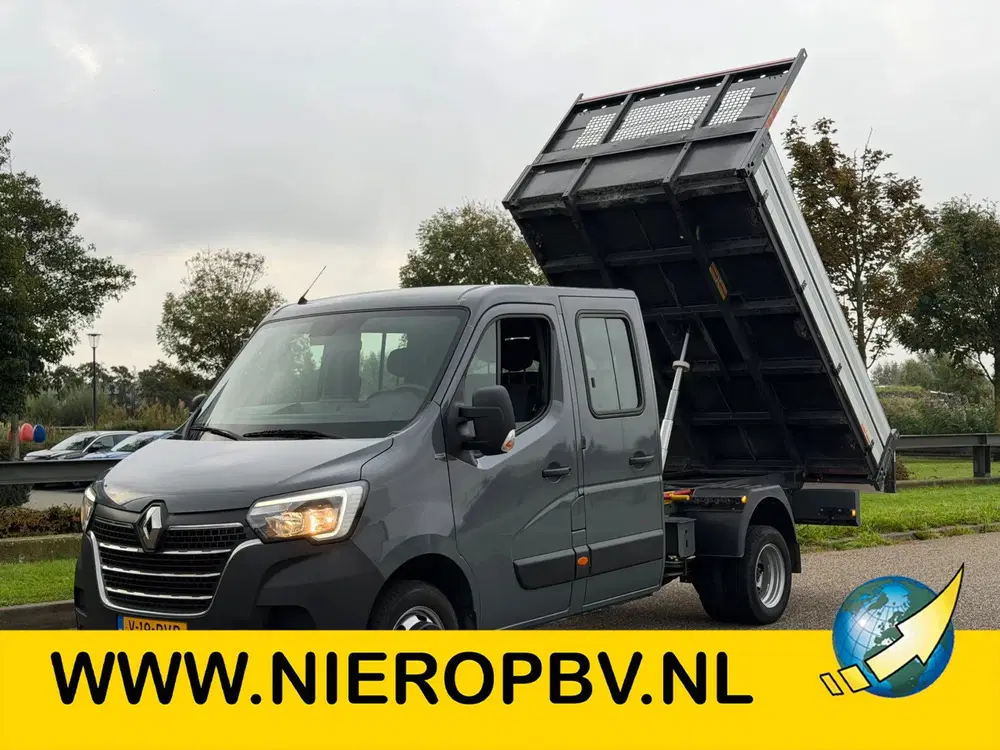 Renault Master 2.3DCI Dubbelcabine 6Pers Kipper Airco Nav uit 2023