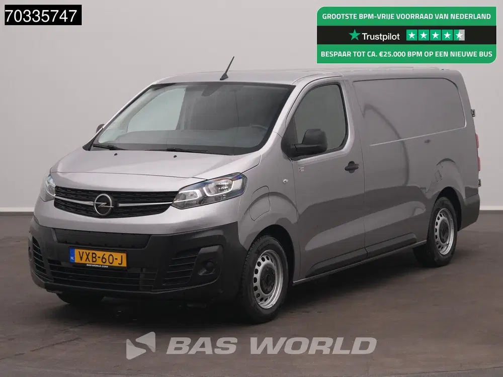 Opel Vivaro 136pk Elektrisch 75kWh L3H1 Airco Parkeers uit 2023