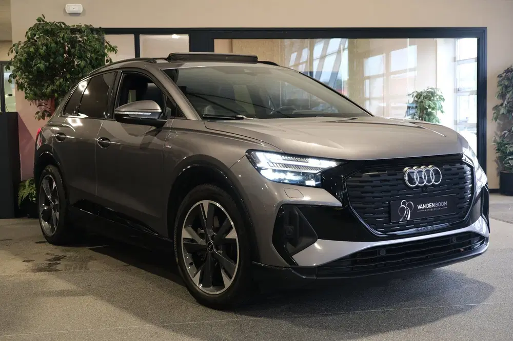 Audi Q4 e-tron 40 204pk 90% SOH 2x s-line Pano Leder Trek uit 2021, foto 6