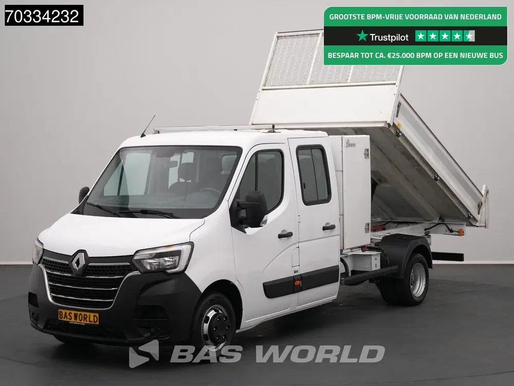 Renault Master 130PK Kipper Dubbele Cabine Dubbellucht Ai uit 2022