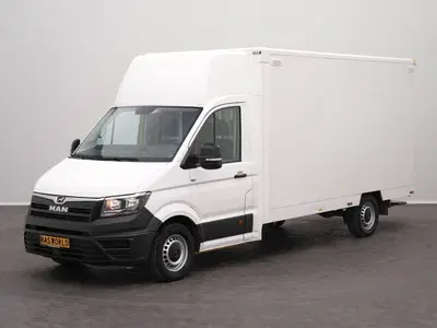 MAN TGE 3.100 Gesloten bak 433cm Bakwagen Achterde uit 2019