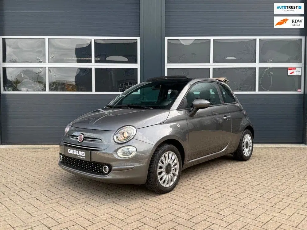 Fiat 500C 1.0 Hybrid Lounge *Navi*Cabrio*LM Velgen* uit 2021