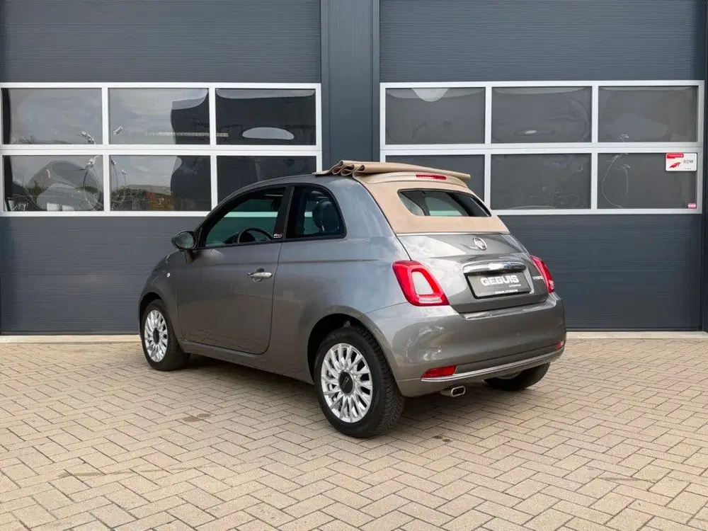 Fiat 500C 1.0 Hybrid Lounge *Navi*Cabrio*LM Velgen* uit 2021, foto 5