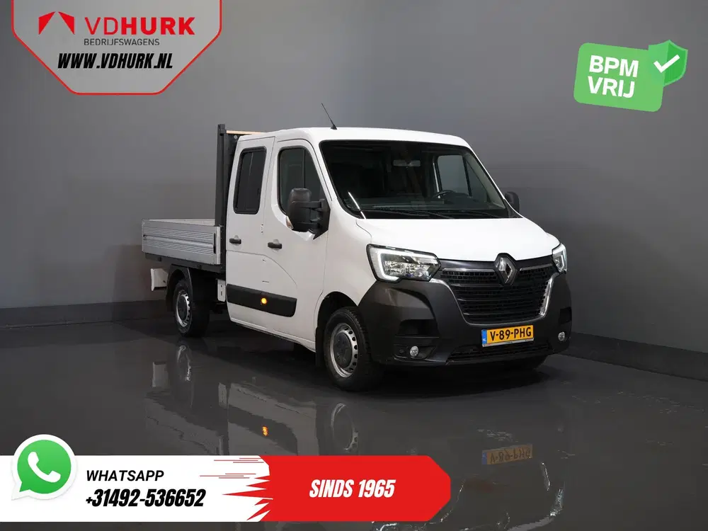 Renault Master 2.3 dCi 150 pk DC Dubbel Cabine Open laadb uit 2021